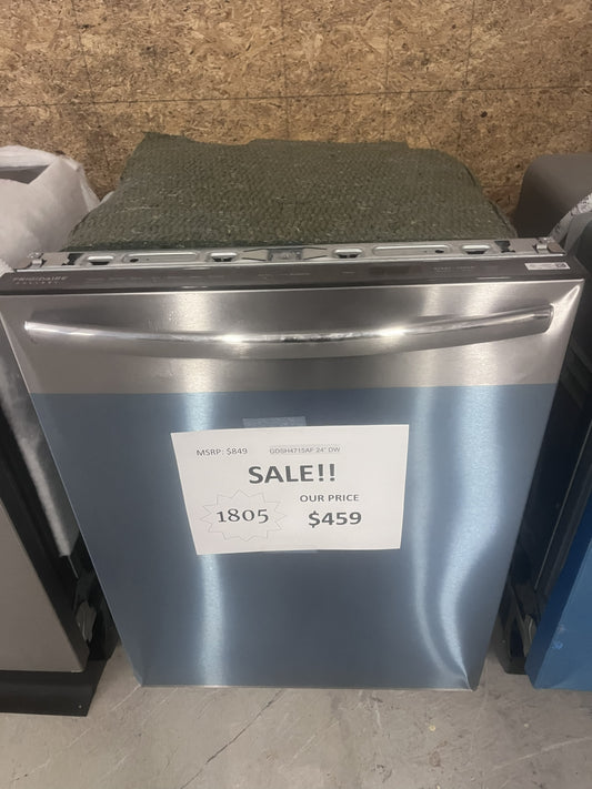 #1805- Frigidaire Gallery Stainless Steel Tub 24-in Top Control Built-in Dishwasher ( Fingerprint Resistant Stainless Steel ) With Third Rack, CleanBoost 