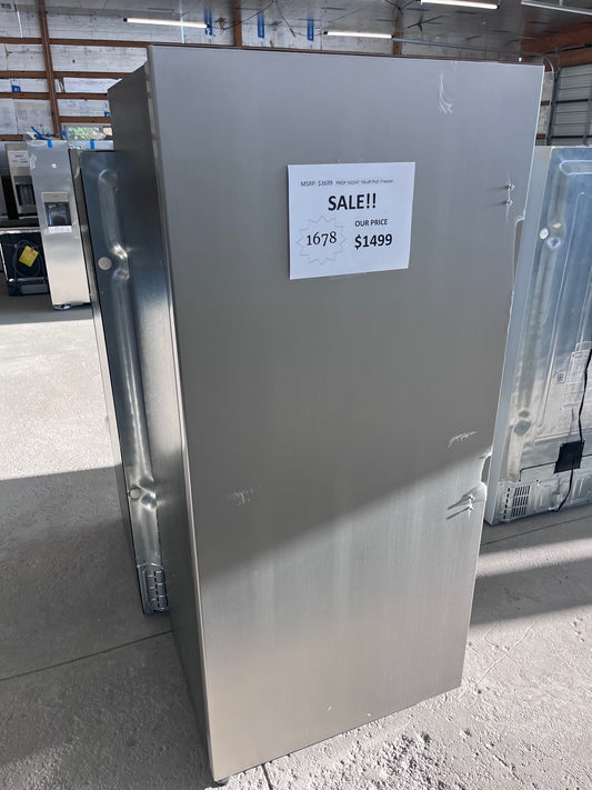 #1678- Frigidaire Professional 19 Cu. Ft. Single-Door Freezer in Stainless