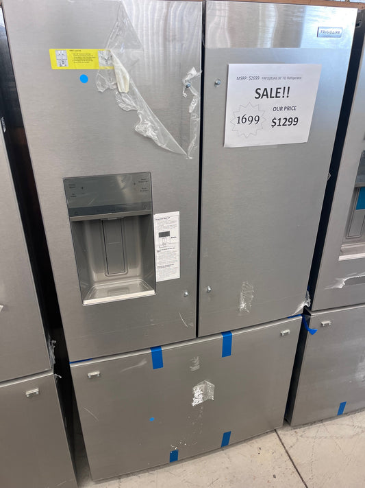 #1699- Frigidaire 36" 28 Cu. Ft. Standard Depth French Door Refrigerator in Stainless Steel, ENERGY STAR